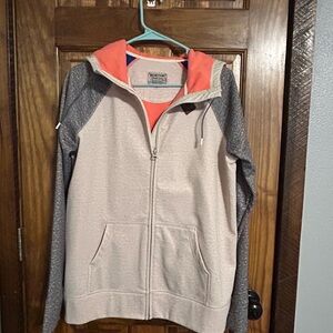 Burton women’s Zip-Up Hoodie with Pockets. Very soft and comfy.